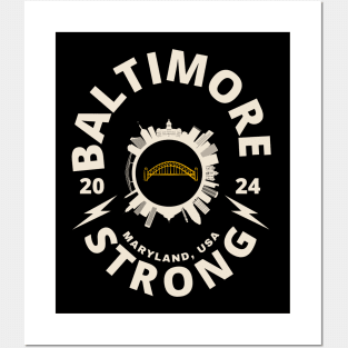 Baltimore Strong Baltimore Bridge Collapse Posters and Art